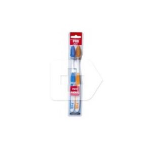 PHB Plus Adulte Brosse à dents moyenne 2 pièces