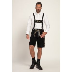 Pantalon de costume traditionnel bavarois JP 1880, cuir véritable et broderies