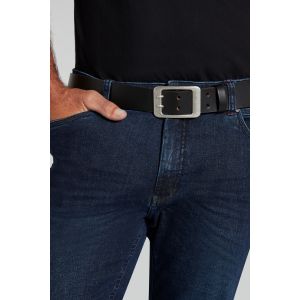 Ceinture en cuir véritable (que vous pouvez raccourcir vous-même si vous le souhaitez), double ardillon