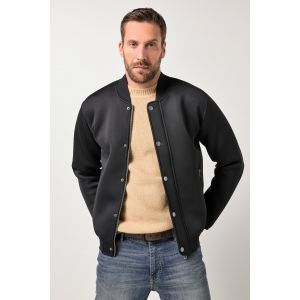 Veste en tissu cuba, col esprit blouson Teddy am&eacute;ricain, fermeture &agrave; glissi&egrave;re