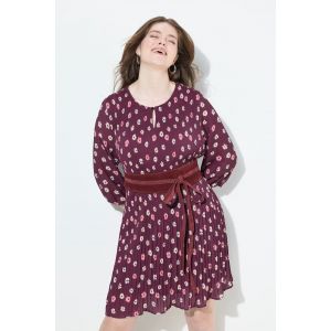 Ceinture à nouer en cuir suédé, taille unique