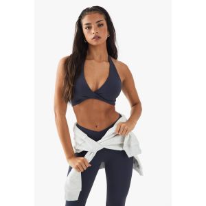 Dsgn Studio Soutien-Gorge De Sport Supersoft Sculpt Twist Front À Soutien Léger - Bleu Nuit - Xs, Bleu Nuit