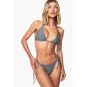 Essentiels Maillots De Bain - Haut De Bikini Triangle - Bleu Gris - 44, Bleu Gris