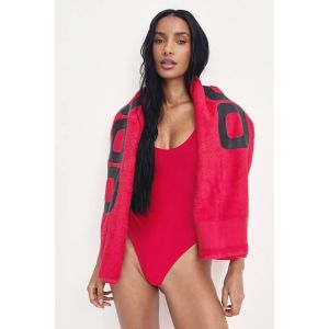 Swimwear Essentials Maillot De Bain À Encolure Rasée - Rouge - 42, Rouge