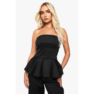 Haut Bandeau À Peplum - Noir - 36, Noir