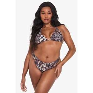 "Plus" Maillots De Bain Essentiels String/Culotte - Leopard - 54, Leopard