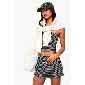 Short Flippy À Rayures - Noir - 44, Noir