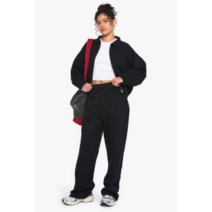 Jogger À Jambe Droite - Noir - L, Noir