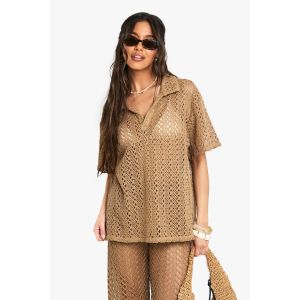 Chemise De Plage En Crochet À Porter Par-Dessus - Chair - 36, Chair
