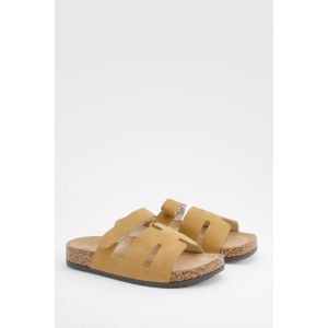 Sandales À Bride Avec Détail Découpé - Marron Taupe - 37, Marron Taupe