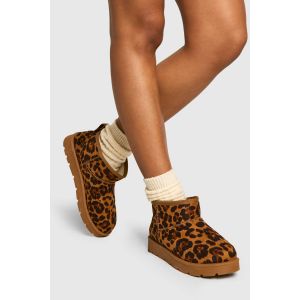 Leopard Ultra Mini Cosy Boots - 41, Leopard