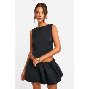 Mini-Jupe Puffball - Noir - 44, Noir