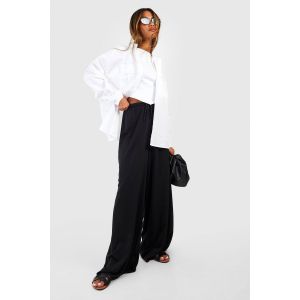 Pantalon Fluide Large - Noir - 34, Noir