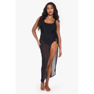 Sarong Des Essentiels De Maillots De Bain "Plus" - Noir - 54, Noir
