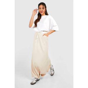 Détail De La Taille Jupe Maxi - Gris Pierre - 38, Gris Pierre