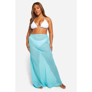 "Plus" Beach Maxi Skirt - Bleu Turquoise - 50, Bleu Turquoise