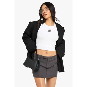 Jupe Mini Sur Mesure - Gris - 34, Gris