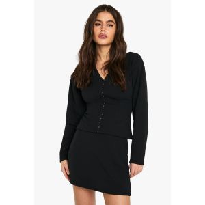 Jupe Mini A-Line - Noir - 44, Noir