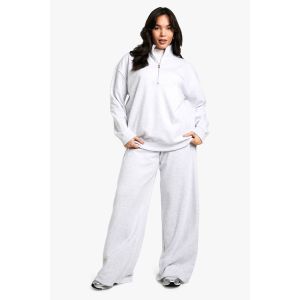 "Plus" Jogger À Jambe Large Brodé Dsgn Studio - Gris - 50, Gris