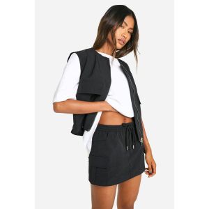 Jupe Micro-Mini Cargo - Noir - 36, Noir
