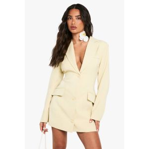 Robe Blazer Cintrée Structurée Sur Mesure Pour "Petite"s - Citron - 40, Citron