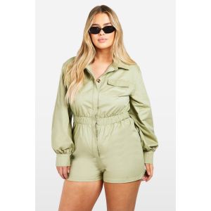 "Plus" Utility Combinaison Utilitaire À Manches Longues - Vert Kaki - 48, Vert Kaki