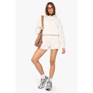 Short De Jogging Taille Haute Avec Cordon Interne - Blanc Écru - L, Blanc Écru