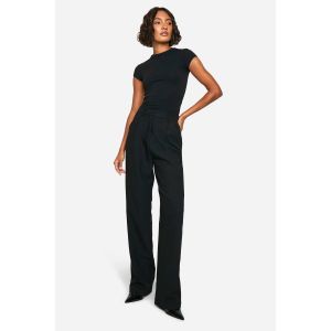 Pantalon Tailleur Essentiel À Jambe Droite Pour Grandes Tailles - Noir - 18/34L, Noir