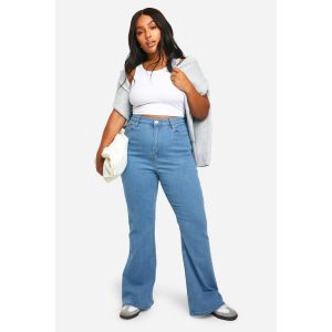 Grande Taille - Jean Flare - Lumière Délavée - 50, Lumière Délavée