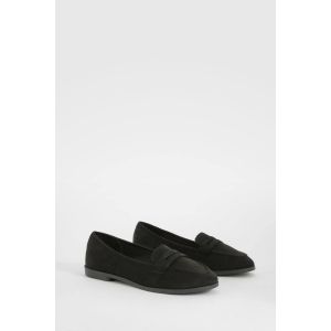 Mocassins Basiques À Embout Rond - Noir - 40, Noir