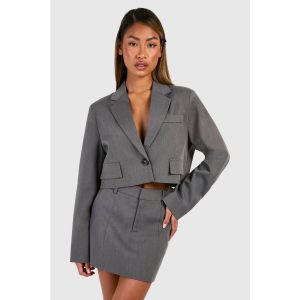 Marl Micro Mini Jupe - Gris Perle - 42, Gris Perle