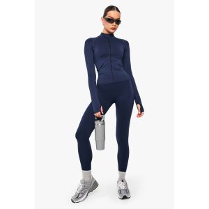 Legging Premium Sculpt Sans Couture À Effet Roncé Pour Les Fesses - Bleu Foncè - L, Bleu Foncè