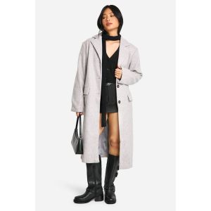 "Petite" Manteau Long En Imitation Laine Pour "Petite"s - Gris - 38, Gris