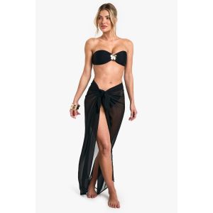 Beachwear Essentials Sarong - Noir - L, Noir