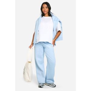 Maternité - Jogging Droit À Écusson Mama - Bleu Clair - 36, Bleu Clair