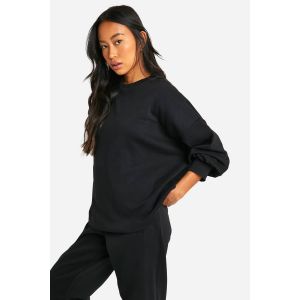 Sweatshirt Oversize Brodé Dsgn Studio - Noir - L, Noir