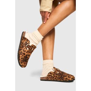 Mules Confort À Enfiler - Leopard - 36, Leopard
