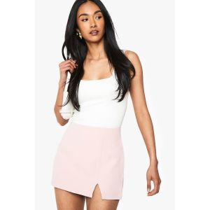 Jupe Micro Mini Fendue À L'Avant - Rose - 40, Rose