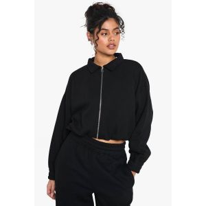 Veste Bomber À Col - Noir - Xl, Noir