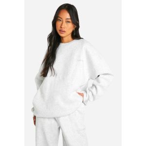 Sweatshirt Oversize Brodé Dsgn Studio - Gris - Xs, Gris