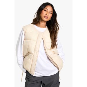 Gilet À Détail Nœud Papillon - Gris Pierre - 42, Gris Pierre