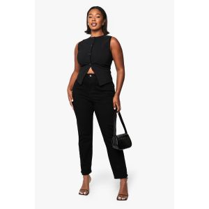 "Plus" Butt Shaper Jean Skinny Taille Haute - Noir - 46, Noir
