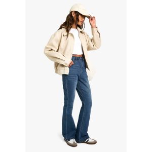 Boohoo Basics Jeans Évasés - Bleu - 16/30L, Bleu