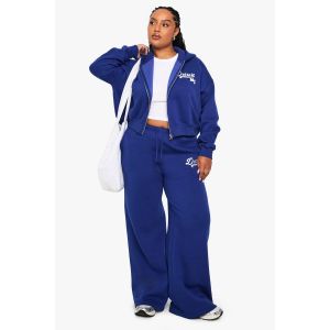 "Plus" Detroit Joggers À Jambe Large - Bleu Roi - 46, Bleu Roi