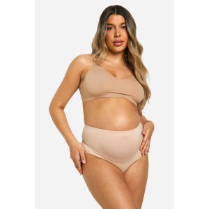 String De Maternité Sans Couture Avec Maintien Pour Le Ventre - Nude - S, Nude