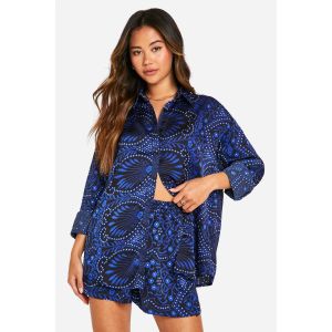 Paisley Flippy Shorts - Bleu - 40, Bleu