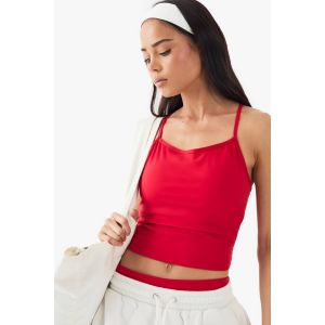 Dsgn Studio Gilet Rembourré Sculpt Peached Supersoft - Rouge - L, Rouge