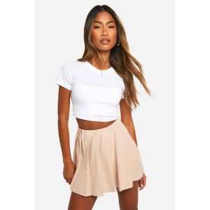 Jupe De Tennis Mini Plissée - Gris Pierre - 38, Gris Pierre