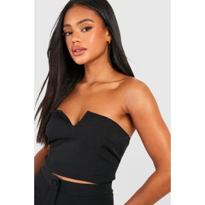 Haut Bandeau De Tailleur En V - Noir - 40, Noir