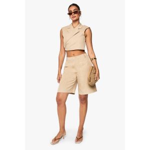 Marl Short Bermuda Sur Mesure - Marron Moka - 38, Marron Moka